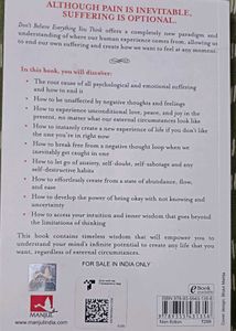Don't Believe Everything You Think Book