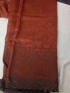 Elegant Embroidered new saree