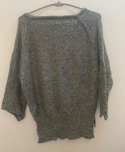 Cozy Grey Knit Sweater