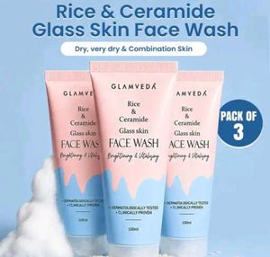 Brand New Glamveda Facewash Pack Of 3