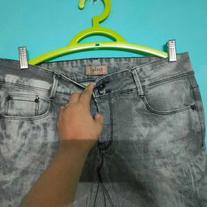 Stylish Grey Wash Jeans