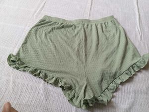 Cute Ruffled Sleep Shorts