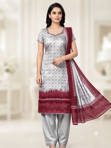 Elegant Bandhani Printed Kurta Set with Dupatta