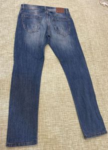 Zara- Ripped Blue Denim Jeans