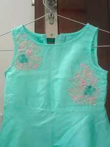 Beautiful Aqua Girls Dress