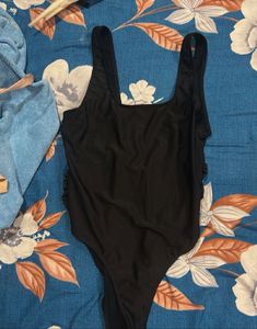 Black One-Piece Swimsuit