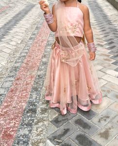 Elegant Peach Lehenga Choli Set