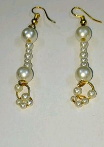 Eyer ring pearls jarkan/Rhinestone/Unique 3pairs.