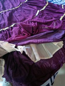 Wine colour tranding lehenga