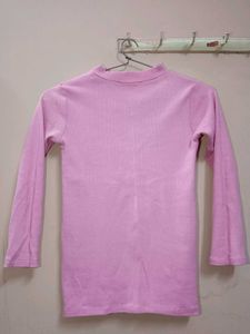 Pink Long Sleeve Top