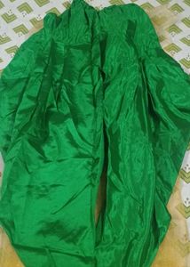 3 |White top+Green Afgani+Golden dupatta