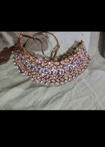 Elegant Crystal Choker Necklace