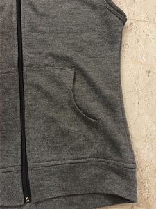 Sleeveless Grey Hoodie