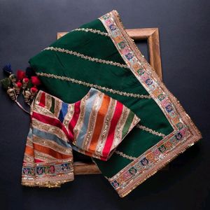 beautiful trending party wear saree