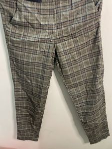 Plaid Cropped Pants