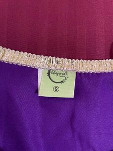 Elegant Purple suit set with Embroidery