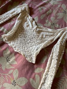 Elegant Lace Off-Shoulder Top