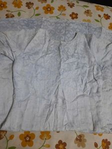 jacquard print kurta