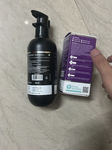 combo of The Derma Co. Shampoo &amp; Serum Duo