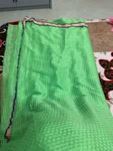 Elegant Green Saree Very light weight article