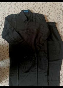 Men's Black Kurta Set