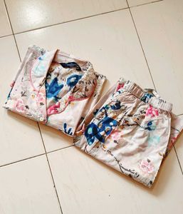 Floral Pure Cotton Pajama Set
