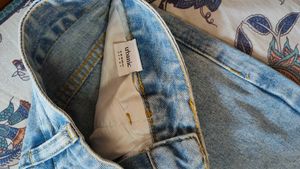 Savana Light Blue Distressed Straight Fit Jeans