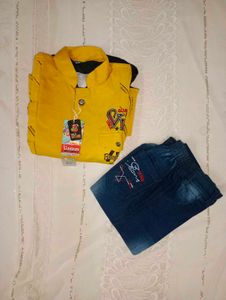 Boys Shirt & Jeans Set