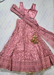 Designer Onion Pink Lehnga