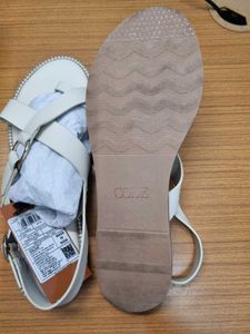 Criss Cross White Sandals CODE New IN Box