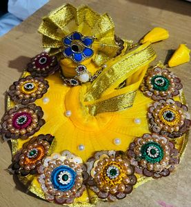 Laddu Gopal Fancy  Pagdi Set Dress Size 2,3,4