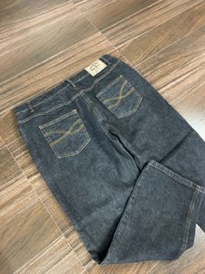 Classic Dark Wash Denim Jeans