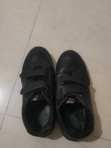 Black School Shoes UK 8