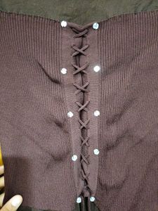 Unique Lace-Up Mesh Top🧚