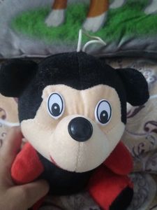 Cute Black and Red Plush Toy