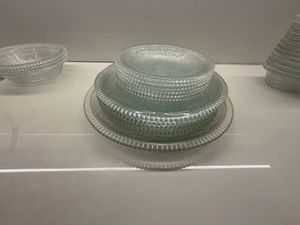 Elegant Glass Dinnerware Plates