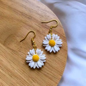 2 Earrings Combo Sunflower &amp; Daisy