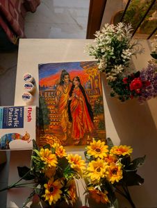 Ram and Sita Canvas Painting