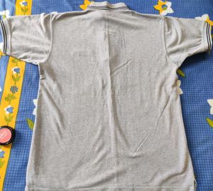 Gray Flipkart Polo Office T-Shirt - Size L