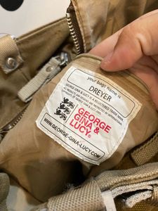 Unique GG&amp;L Khaki Canvas Handbag
