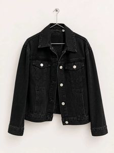H&m Classic Black Denim Jacket