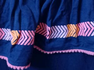Navy Blue Off Shoulder For Girls