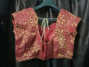 Elegant Brocade Blouse