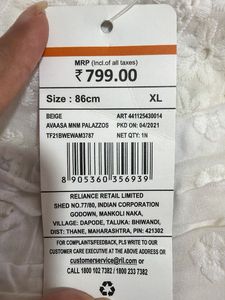 White Chikankari Palazzos