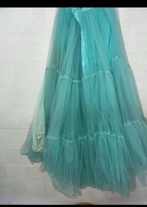 Exquisite Teal Embroidered Lehenga Choli Set