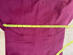 Elegant Burgundy Maxi Dress