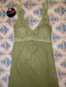 Olive Lace Babydoll