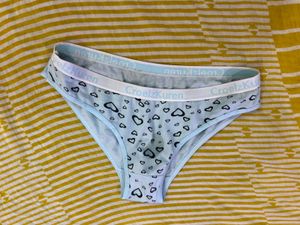 Cute Heart Print Thong Panty