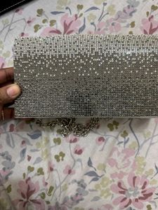 Sparkling Rhinestone Clutch Bag