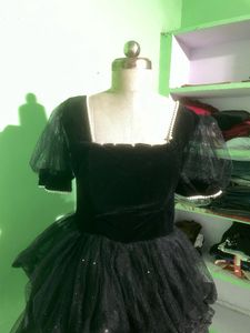 Black Tulle Party Dress
